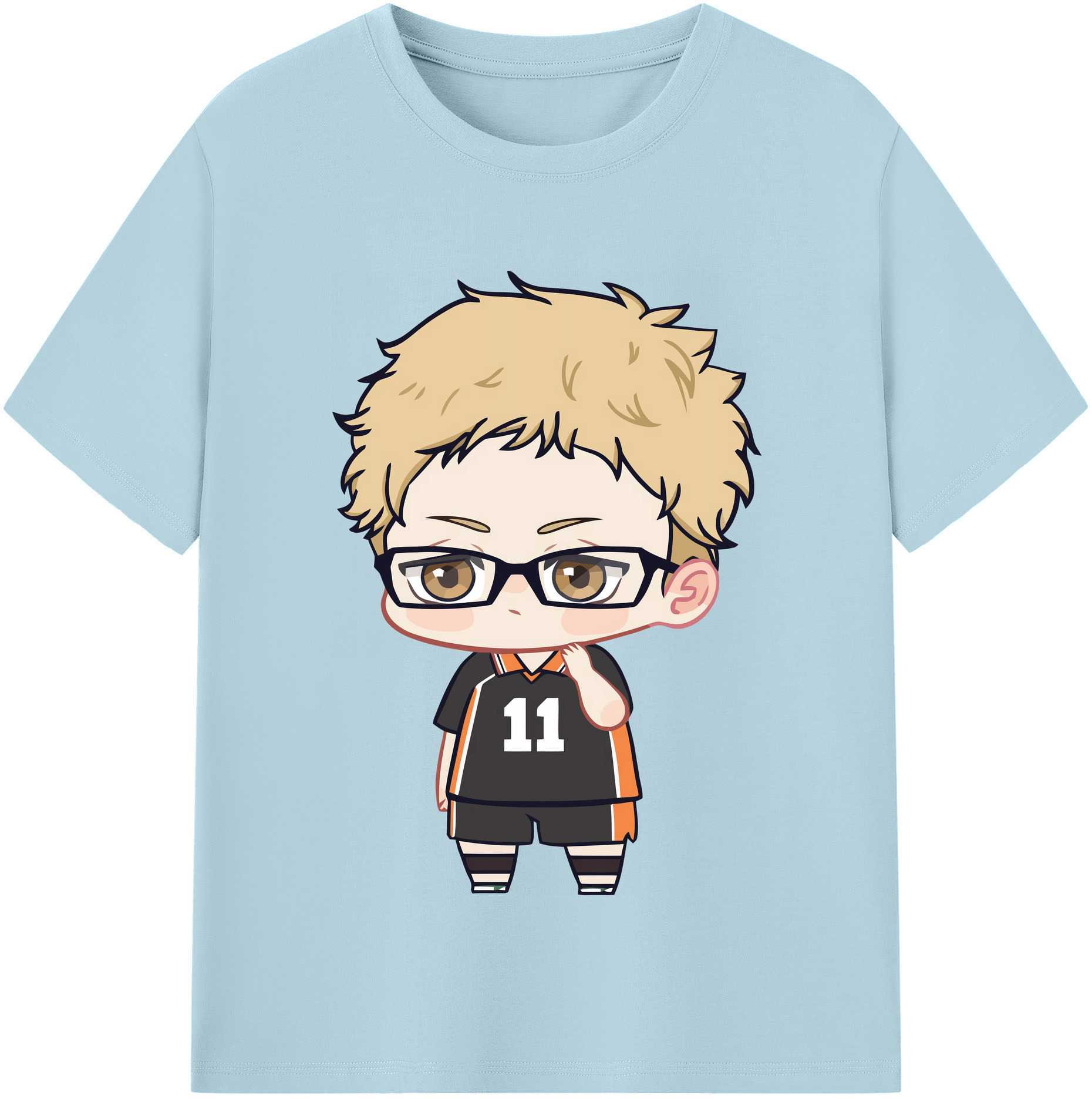 （画像用） ハイキュー!! Haikyu!! 綿100％半袖Tシャツ（フロントプリント）